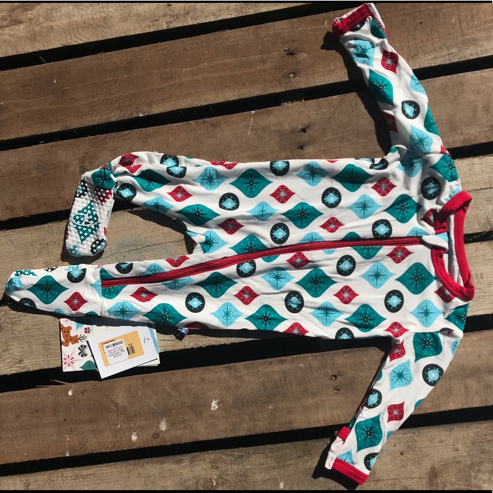 NWT Kickee Pants footed pajamas size 3-6 months